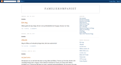Desktop Screenshot of familiekompaniet.blogspot.com