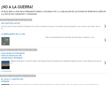 Tablet Screenshot of declaracioncontralaguerra.blogspot.com