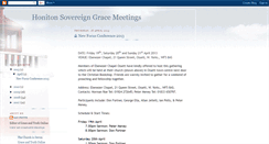 Desktop Screenshot of honitonsovereigngrace.blogspot.com