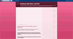 Desktop Screenshot of bangaloreestate.blogspot.com