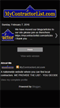 Mobile Screenshot of mycontractorlist.blogspot.com