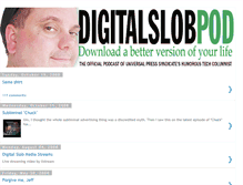 Tablet Screenshot of digitalslobpod.blogspot.com
