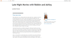 Desktop Screenshot of latenightmovieswithrobbieandashley.blogspot.com