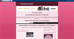 Desktop Screenshot of entertainmenttipz.blogspot.com