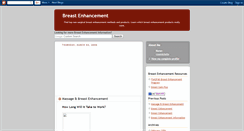 Desktop Screenshot of breast--enhancement.blogspot.com
