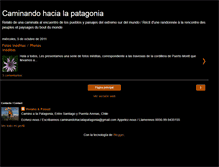 Tablet Screenshot of caminandohacialapatagonia.blogspot.com