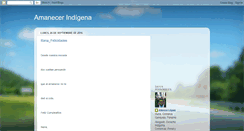 Desktop Screenshot of amanecerindigena.blogspot.com