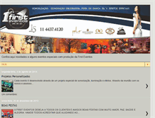Tablet Screenshot of blogfirsteventos.blogspot.com