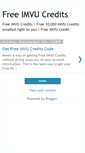 Mobile Screenshot of freeimvucreditscodes.blogspot.com