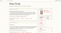 Desktop Screenshot of plaintruth.blogspot.com