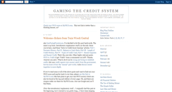 Desktop Screenshot of gamingthecreditsystem.blogspot.com