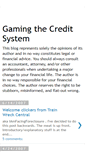 Mobile Screenshot of gamingthecreditsystem.blogspot.com