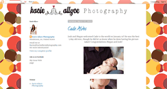 Desktop Screenshot of kacieallycephotography.blogspot.com