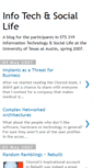 Mobile Screenshot of infotechsociallife.blogspot.com