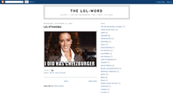 Desktop Screenshot of lol-word.blogspot.com