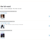 Tablet Screenshot of lol-word.blogspot.com