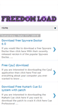 Mobile Screenshot of freedomload.blogspot.com