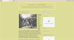 Desktop Screenshot of goletavineyard.blogspot.com