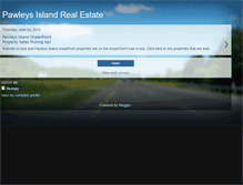 Tablet Screenshot of pawleysislandproperties.blogspot.com