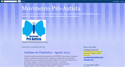 Desktop Screenshot of movimentopro-autista.blogspot.com