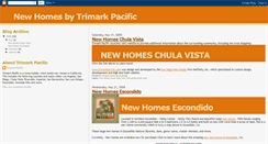 Desktop Screenshot of newhomesbytrimarkpacific.blogspot.com