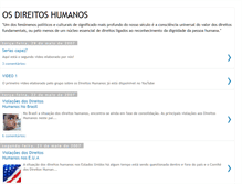 Tablet Screenshot of osdireitoshumanos.blogspot.com