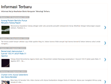 Tablet Screenshot of informasiterupdate.blogspot.com