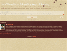 Tablet Screenshot of lila-on-integrating-ways-of-knowing.blogspot.com