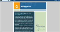 Desktop Screenshot of antispyware.blogspot.com