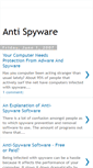 Mobile Screenshot of antispyware.blogspot.com