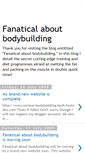 Mobile Screenshot of bodybuildingfanatic.blogspot.com