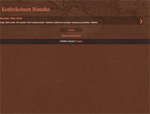 Tablet Screenshot of kotitekoinennuuska.blogspot.com
