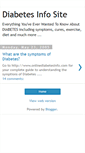 Mobile Screenshot of onlinediabetes.blogspot.com
