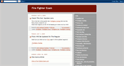 Desktop Screenshot of fire-fighter-exam.blogspot.com