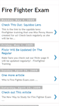 Mobile Screenshot of fire-fighter-exam.blogspot.com