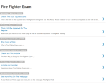 Tablet Screenshot of fire-fighter-exam.blogspot.com