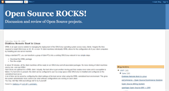 Desktop Screenshot of opensourcerocks.blogspot.com