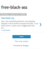 Mobile Screenshot of free-black-ass.blogspot.com