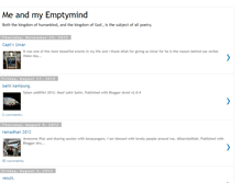 Tablet Screenshot of meandmyemptymind.blogspot.com