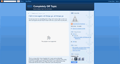 Desktop Screenshot of completelyofftopic.blogspot.com