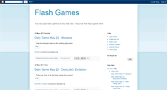 Desktop Screenshot of flashgamebox.blogspot.com