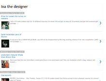 Tablet Screenshot of ina-the-designer.blogspot.com