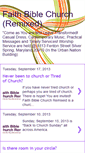 Mobile Screenshot of faithbiblechurchremixed.blogspot.com