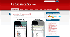 Desktop Screenshot of laencuestasemanal.blogspot.com