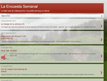 Tablet Screenshot of laencuestasemanal.blogspot.com