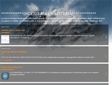 Tablet Screenshot of ingenieroensistemas.blogspot.com