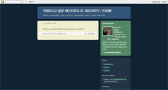 Desktop Screenshot of esebelacasadeldocente.blogspot.com