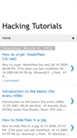 Mobile Screenshot of hackstutorial.blogspot.com