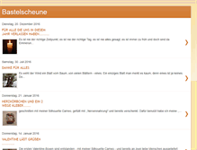 Tablet Screenshot of bastelscheune.blogspot.com