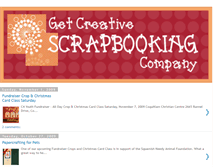 Tablet Screenshot of getcreativescrapbooking.blogspot.com